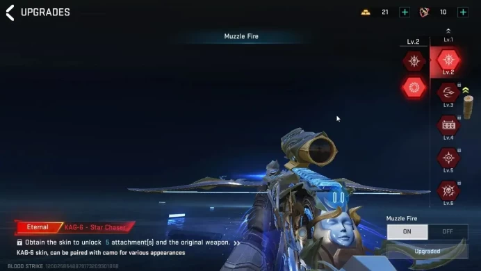 Asia | Eternal KAG-6 Star Chaser Lv2+ 2 Legendary AK47 Blood Vangance,Nova+ 5 Striker| Rank Bronze IV |NetEase|BLS6698