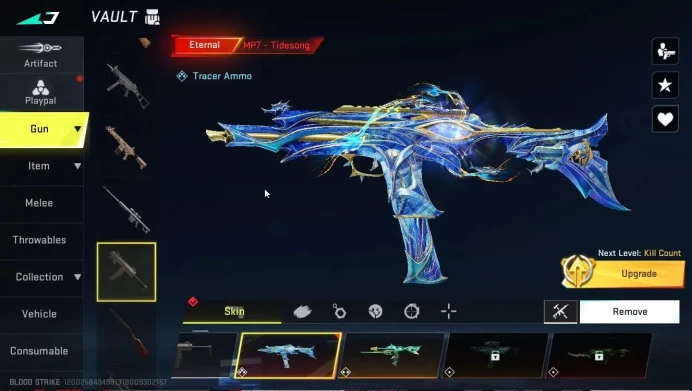 Asia|Eternal MP& Tidesong Lv3+Melee DualBlades,Staf|Collab AOT Female Titan,M4A1 Bof+Many Collab|22 Ultra|10 LMT|NetEas|BLS6714