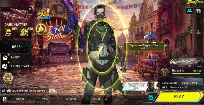 Asia|Eternal Vector- ShadowDrake + 5 Striker | Rank Bronze IV |NetEase|Check SS|BLS6712