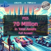 PS5 Level 120 + 70 Million in Total Assets ( 5 Million Pure Cash + 65 Million in Cars ) #LOT-143516