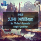 PS5 Level 120 + 150 Million in Total Assets ( 30 Million Pure Cash + 120 Million in Cars ) #LOT-143517