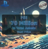 PS5 Level 30 + 70 Million in Total Assets ( 5 Million Pure Cash + 65 Million in Cars ) #LOT-143518