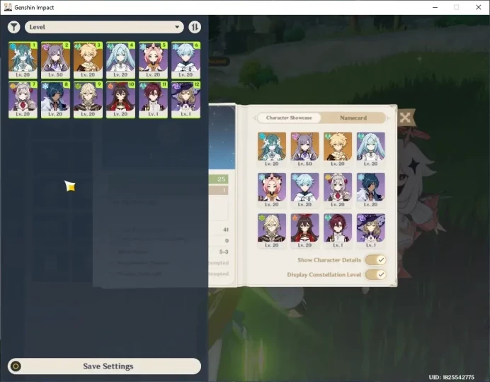 Asia|AR 25|1 Limited (Vodyanitsa) + 1 Standard (Keqing)|All Unset| Low Main Quest & Map Explore|Male MC|TakeMail|CheckSS(GI8178)