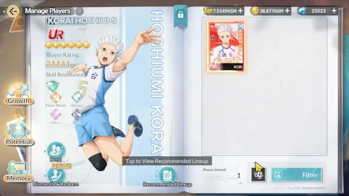 SEA|Lv 53|25K DM,36 Supreme Ticket|3 SP (Oikawa,Iwaizumi,Wakatoshi)+Memo| 1 UR (Hoshiumi+Memo) | 19 SSR|Log Google|HFH1100