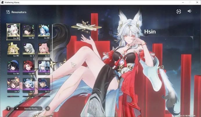 SEA|UL 54|Sol3 R5|2 Limited+3 Std Char|(Hsin RC6+Sign,Shorekeeper) Verina,Calcharo,Encore|DB lv 30|Log Kuro|Check SS|WW832Z