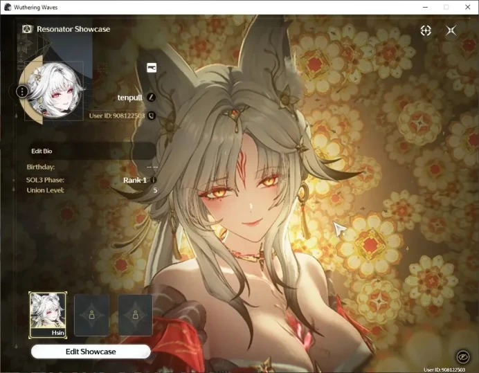 SEA|Fresh Starter|UL 5|1 Limited (Hsin) +1 STD Char (Lingyang)|Low Exploration & Quest|Female MC|Log Kuro|Take Mail|WW4399