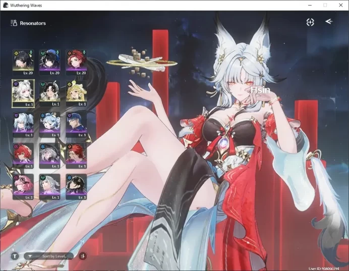 SEA|READY GACHA|61K Astrite +100 LT|UL 48|1 Limited (Hsin +Signature Weapon)|DB Lv 30|Female MC+Outfit|Log Kuro|TakeMail|WW4402