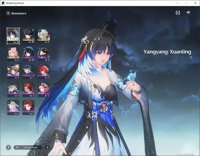 SEA|Starter|UL 18|1 Limited| Yangyang:Xuanling +2 STD Char|Rate ON|Low Exploration|Many Quest|Male MC|Log Kuro|Take Mail|WW4410