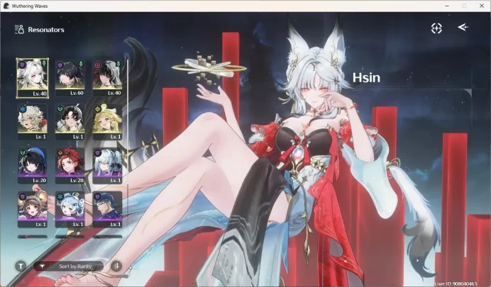 SEA|UL 48|Rank 5|2 Char Limited [Hsin RC2,Chisa]+Sign|8517 Astrite|Mc Male|Check SS WW503B