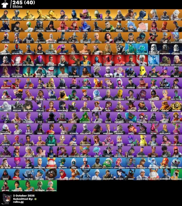Midas / Drift / Omega / The Reaper / Elite Agent
