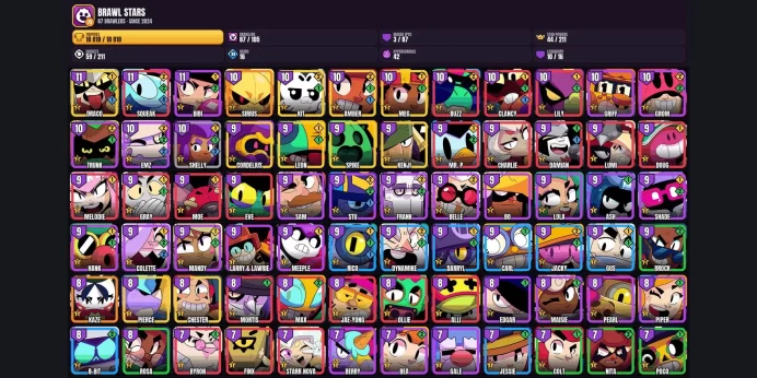 【Android/iOS】 87 BRAWLERS ✨ 3 MAXED ✅ 10 LEGENDARY ⚡ 18818 TROPHIES ⭐ PIERCE ✨ MEG ✅ KENJI ⚡ CHESTER ⭐ LEON ✨ SPIKE ✅ CORDELIUS ⚡ KIT ⭐ AMBER