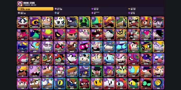 【Android/iOS】 97 BRAWLERS ✅ 35 MAXED ✨ 13 LEGENDARY ⚡ 40095 TROPHIES ⭐ DRACO ✨ CHESTER ✅ CORDELIUS ⚡ KIT ⭐ SPIKE ✨ AMBER ✅ KENJI ⚡ SURGE ⭐ SANDY