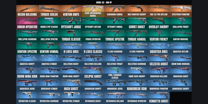 [EU] Platinum 1 ✨ 63 skins ✅ 3 KNIVES ⚡ 24 agents ⭐ Evori Dreamwings Vandal ✨ RGX 11z Pro Outlaw ✅ Recon Balisong ⚡ Neo Frontier Sheriff
