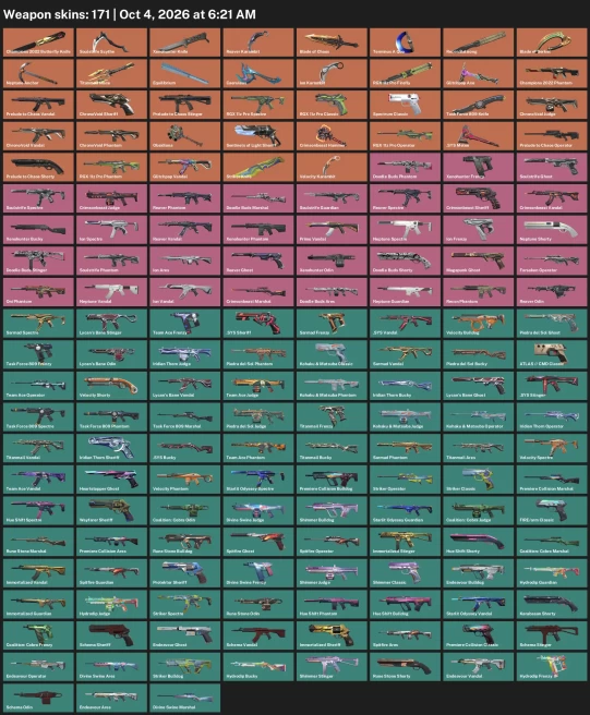 【AP】 171 Skins | Champions 2022 Phantom + Champions 2022 Butterfly Knife + Reaver Karambit | Rank: Ranked Ready | FULL ACCESS