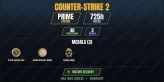 【9 Games】【CS2 Prime Premier✨725h✅3 MEDALS⚡40 LVL】 Loyalty Badge, 5 Year Veteran Coin, Global Offensive Badge