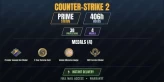 【6 Games】【CS2 Prime Premier⭐406h✨4 MEDALS✅38 LVL】 2021 Service Medal, Premier Season One Medal, 5 Year Veteran Coin, Global Offensive Badge