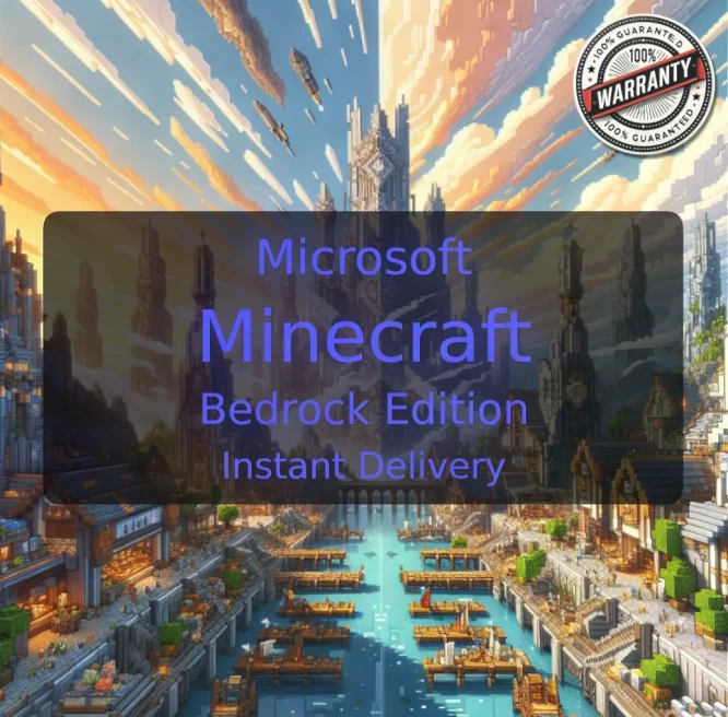 MINECRAFT | Microsoft | Bedrock Edition | Hypixel NO BAN | Data Change | Quick Delivery #LOT-143592