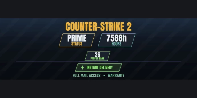 【7 Games】【CS2 Prime Premier⚡7588h⭐26 LVL】 Free Call of Duty: Modern Warfare III, Lost Light