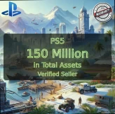 PS5 Level 30 + 150 Million in Total Assets ( 20 Million Pure Cash + 130 Million in Cars ) #LOT-143600