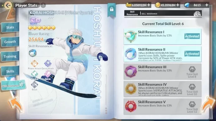 SEA|Lv 58|8k DM,104 Memo Ticket|7 SP (HoshiumiR2+M2,KurooR2,Nishinoya,Oikawa,Iwaizumi,Hirugami)+Memo|UR Kageyama+M5|HFH1105