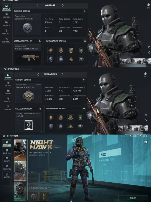 Delta Force | PC | 733M Total Assets | 466M Cash | Operation Focused