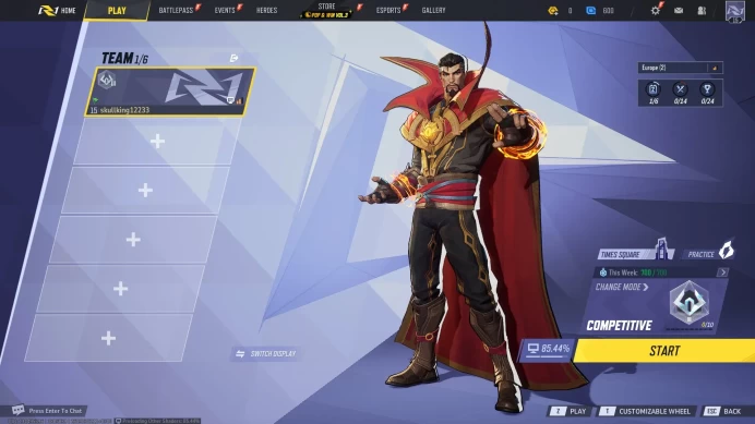 Marvel Rivals | PC Steam | Silver 3 Rank | 500 Units | Global