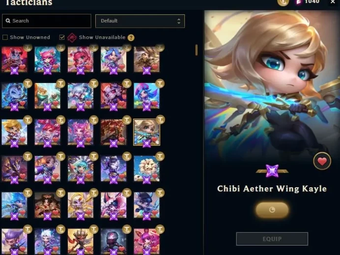 Teamfight Tactics EUW | Level 442 | 396 Skins | Immortalized Legends Kai'Sa