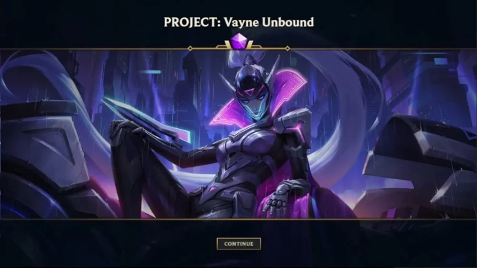 Teamfight Tactics EUW | Project Vayne Unbound Skin | Unranked Level 1 | Email Changeable