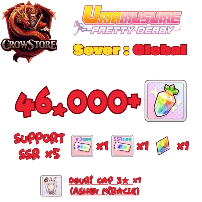 Uma Musume Pretty Derby Global | 46K Carats | Oguri Cap (Xmas) | SSR x5
