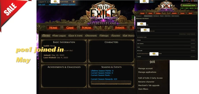 Path Of Exile | Level 1 Ranger | Standard League | New Account