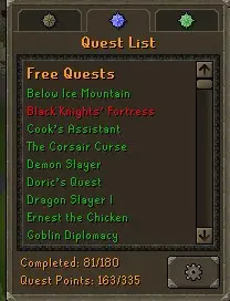 Old School Runescape | 1300 Total Level | 160 Quest Points