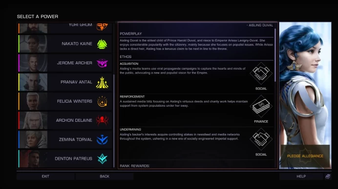 Elite Dangerous Odyssey | Superpower Leveling 1-100 | PC Live