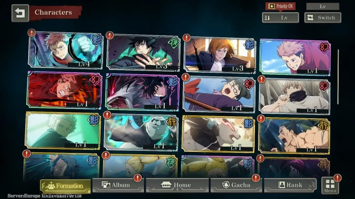 Jujutsu Kaisen Phantom Parade | Europe | Maximum Output Yuji Itadori + 7 SSR | 62,280+ Cubes