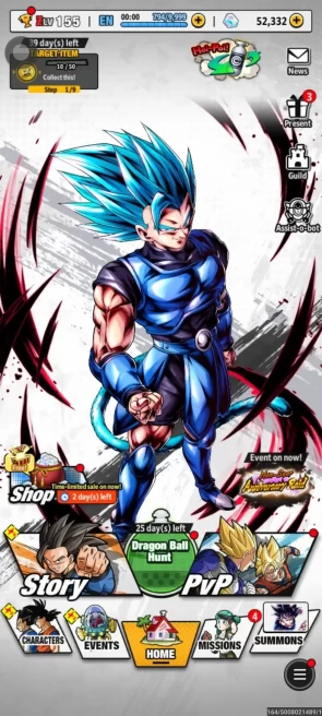 Dragon Ball Legends Global | Android Only | 50,000+ Crystals | 0-4 LF