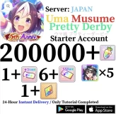 Uma Musume Pretty Derby JP | 200,000+ Gems | 5x Kitasan Black SSR
