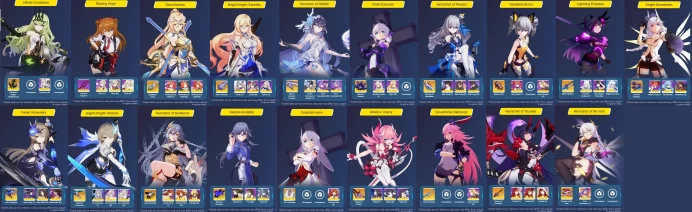 Honkai Impact 3rd SEA | Level 88 | 28 SSS Battlesuits | Weapon Set