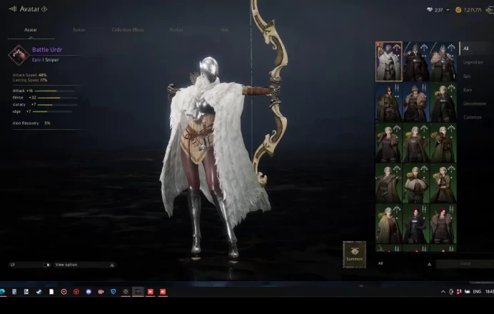 Sniper Level 70 | 28,800 Combat Power | Epic Avatar 48/17 | Asgard 03 Server
