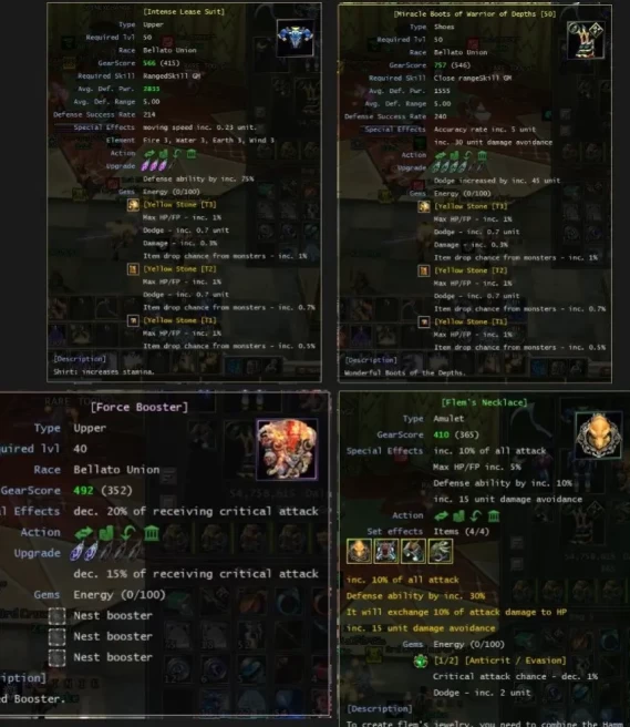 RF Online | Bellato | Level 50 (65%) MAU | PvP Catapult & Goliath | Titan Spear