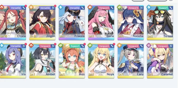 Stella Sora | Level 2 Starter | Gerie, Nanoha, Chixia