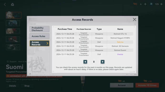 Girls Frontline 2 Exilium | DarkWinter Server | Level 29 Commander | 3 Five-Star Characters
