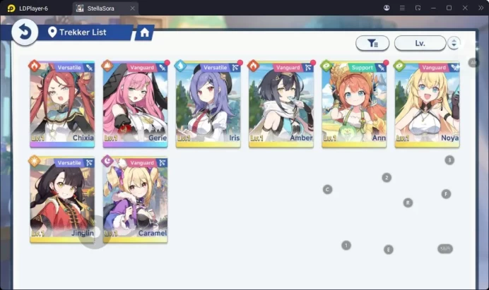 Stella Sora Global | Starter Account Level 2 | Chixia & Gerie T2