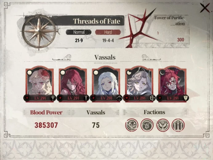 Evony EU | 385k+ BP | 75/75 Vassals | 73,000+ Moon Tears | 400+ Standard Spins
