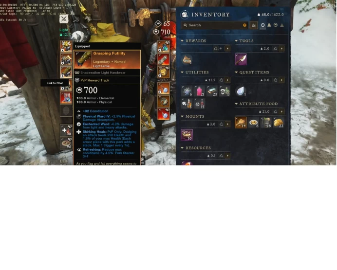 New World EU | Level 70 | 780 GS | Nysa Server | Angry Earth Set