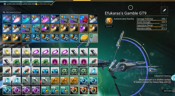 No Man's Sky PC Steam | 12 S-Class Ships | S-Class Freighter | 4B Units | All Blueprints