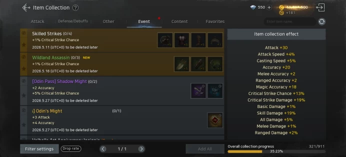Asgard 04 | Archmage Level 72 | 30500 GS | EU/US Server