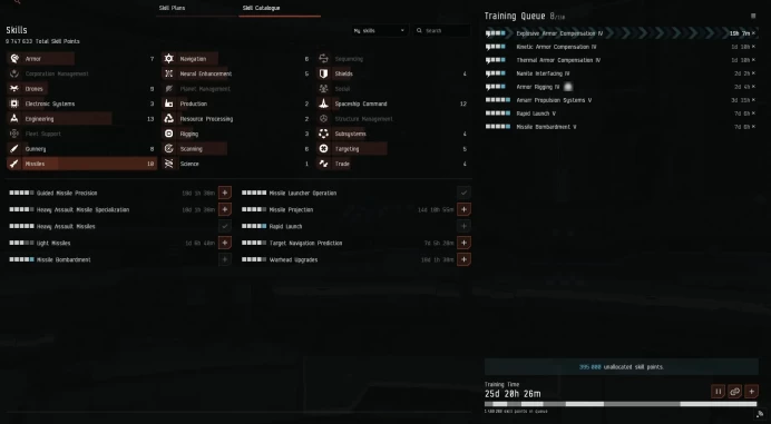 EVE Online | Caldari PVP Character | 10M SP | Tranquility