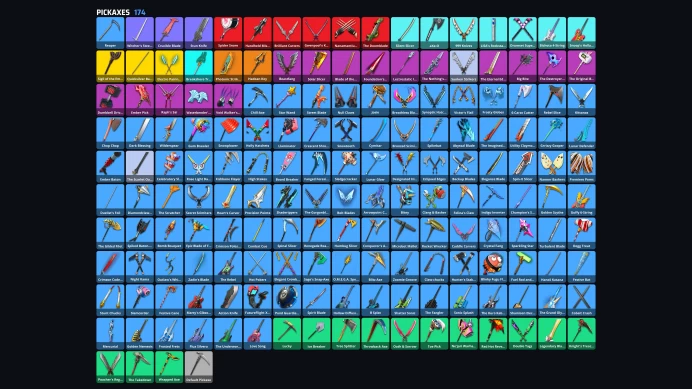 126 skins | Reaper | Renegade Raider | Peter Griffin | Mandalorian | Spider-Man | Spider-Man (No Way Home) | Spider-Gwen | Sultura | A5602