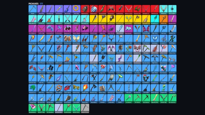 122 skins | Reaper | Skull Trooper | Peter Griffin | Mizuki | Backlash | Hades | Zeus | Era | Renzo the Destroyer | Valeria | A5604