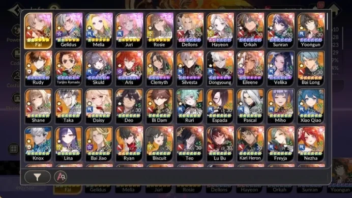 Global|Full EX7(FaiTC2,GelindusTC2,MeliaTC1,JuriTC1,RosieTC0)|1LegSkin|66TC6(Dellons,Orkah,Hayeon,etc)|Netmarble| 7KR145B