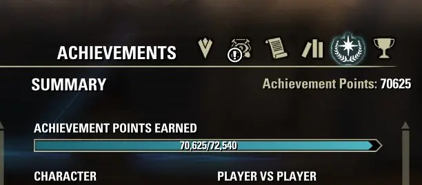 The Elder Scrolls | North America | 3600 CP | 95% Achievements
